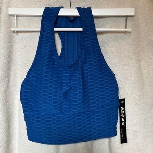 New Mix Royal Blue Sports Bra